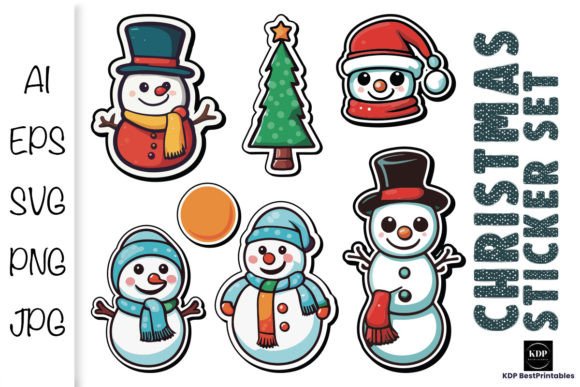 Christmas Sticker Set: A Designer's Festive Toolkit