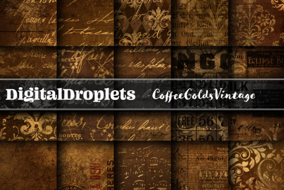 Coffee Golds Vintage | Collection: A Designer's Toolkit for Timeless Aesthetic