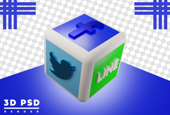 Elevate Your Brand with a 3D Logo Social Media Template
