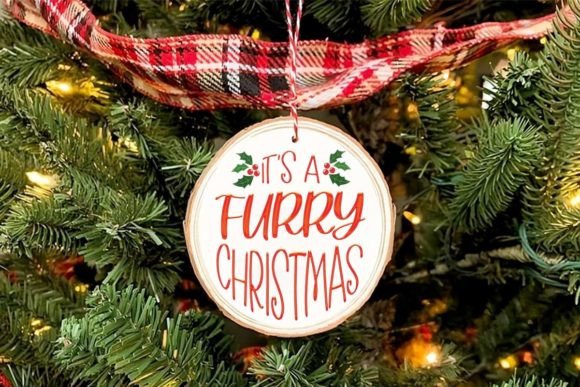 It's a Furry Cristmas Ornaments: A Designer's Digital Asset