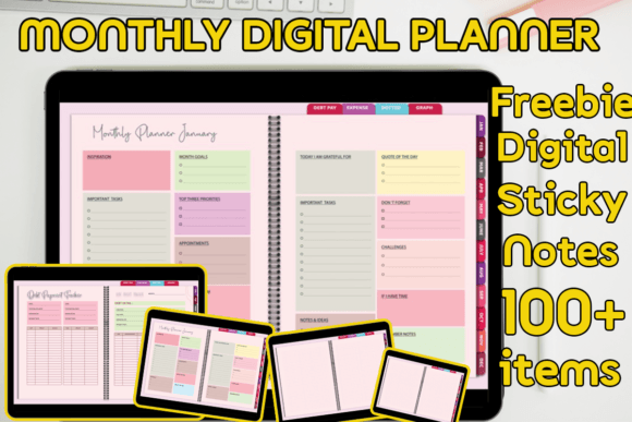 Monthly Debt & Expense Digital Planner: Your Visual Command Center