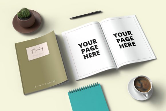 Open and Closed Book Mockup Side View: A Designer's Essential Asset