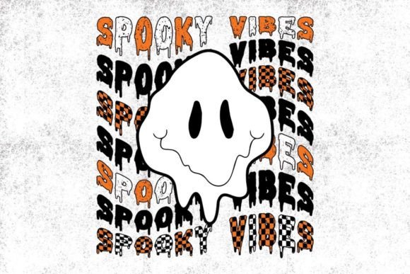 Retro Halloween Spooki Vibes Ghot: A Design Asset Deep Dive