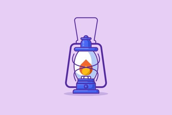 Unleash Vintage Charm with Petromax Lamp Cartoon Design